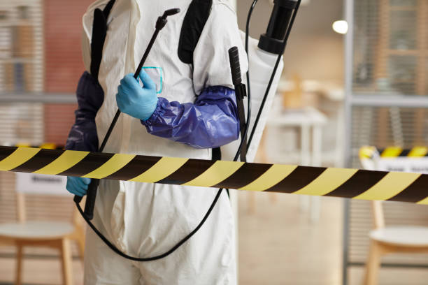 Professional Biohazard Cleanup technician working in Princeville, NC